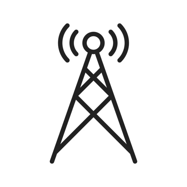 Obrázek Vektoru Signální Věže Vhodné Pro Mobilní Aplikace Tisková Média — Stockový vektor