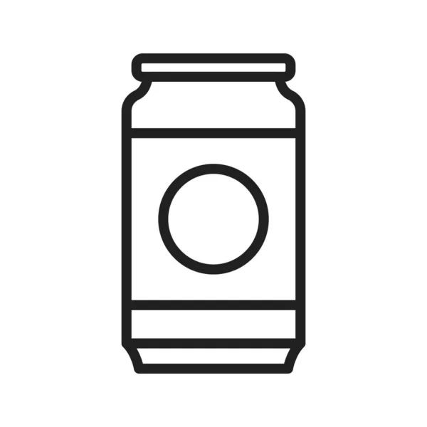 Soda Μπορεί Εικόνα Διάνυσμα Εικονίδιο Κατάλληλο Για Mobile Application Web — Διανυσματικό Αρχείο