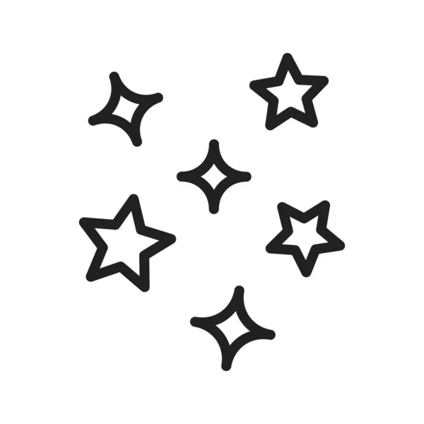 Значок Звезды Векторное Изображение Подходит Мобильных Приложений Веб Приложений Печатных — стоковый вектор