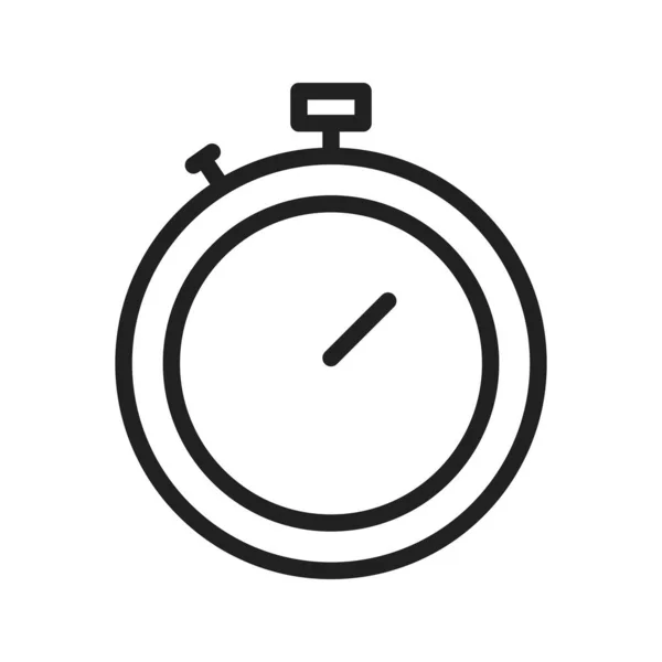 Kronometre Ikon Vektör Görüntüsü Mobil Uygulama Web Uygulaması Yazdırma Ortamı — Stok Vektör