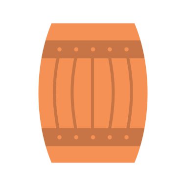 Barrel icon vector image. Suitable for mobile application web application and print media. clipart