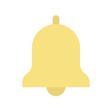 Çan simgesi vektör görüntüsü. Mobil uygulama web uygulaması ve yazdırma ortamı için uygundur.