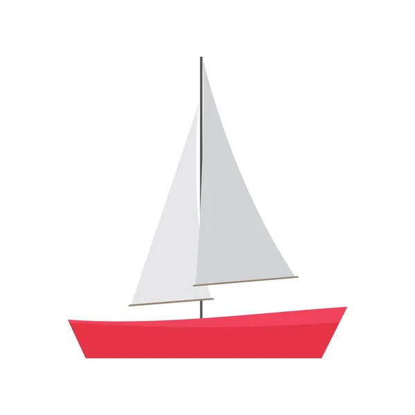 Tekne Ikonu Vektör Görüntüsü Mobil Uygulama Web Uygulaması Yazdırma Ortamı — Stok Vektör