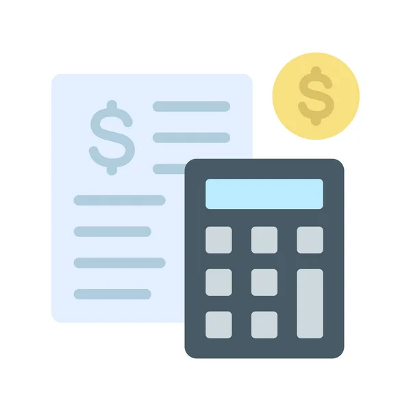 Budget Symbol Vektorbild Geeignet Für Mobile Applikationen Und Printmedien — Stockvektor