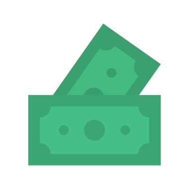 Para birimi simgesi vektör resmi. Mobil uygulama web uygulaması ve yazdırma ortamı için uygundur.