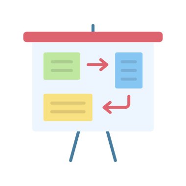 Geliştirme Planı ikon vektör resmi. Mobil uygulama web uygulaması ve yazdırma ortamı için uygundur.