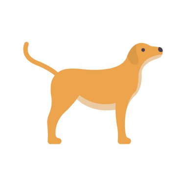 Köpek ikonu vektör görüntüsü. Mobil uygulama web uygulaması ve yazdırma ortamı için uygundur.