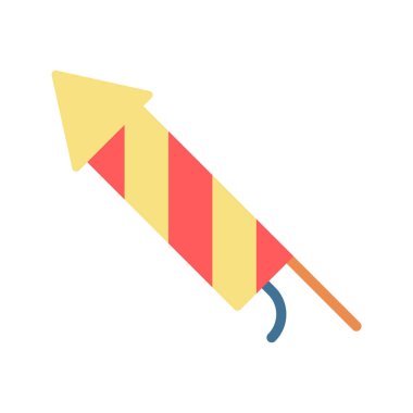 Firecracker ikon vektör görüntüsü. Mobil uygulama web uygulaması ve yazdırma ortamı için uygundur.