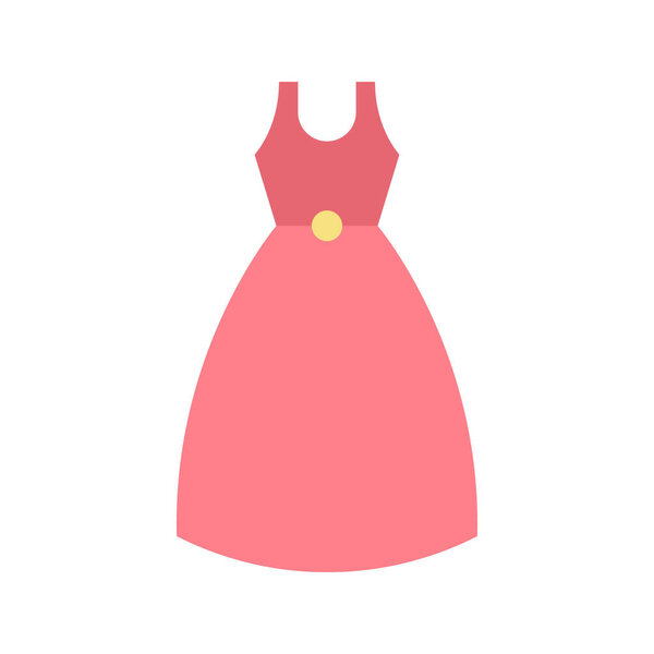 Cocktail Dress icon vector image. Suitable for mobile application web application and print media.