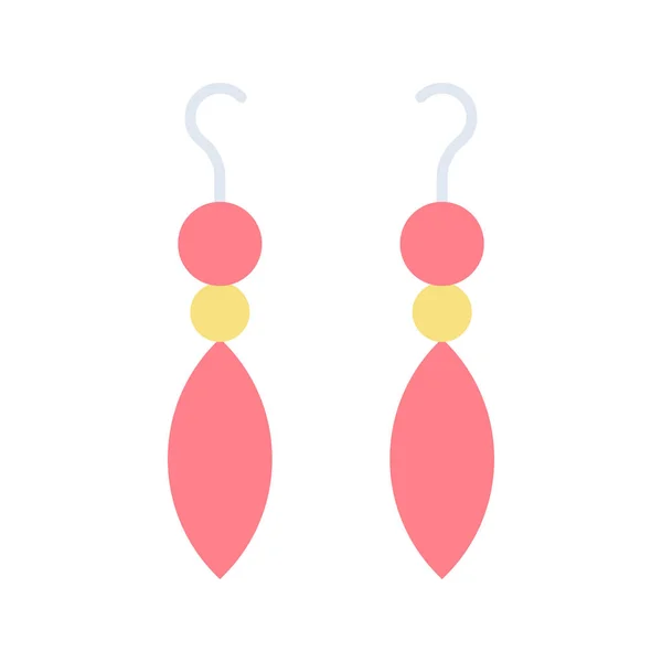 Earrings Icon Vector Image Suitable Mobile Application Web Application Print — Stock Vector