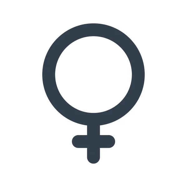 Female Sign Icon Vektor Image Geeignet Für Mobile Applikationen Und — Stockvektor