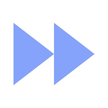 Simge vektör görüntüsünü ileri al. Mobil uygulama web uygulaması ve yazdırma ortamı için uygundur.