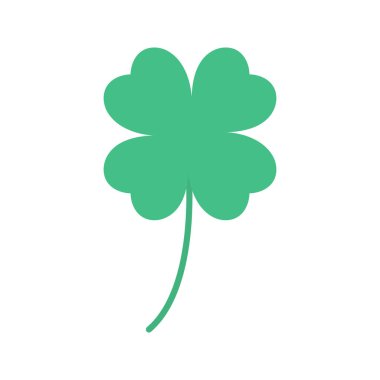 Dört Yaprak Yonca ikonu vektör görüntüsü. Mobil uygulama web uygulaması ve yazdırma ortamı için uygundur.