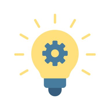 Yenilikçi Fikir simgesi vektör resmi. Mobil uygulama web uygulaması ve yazdırma ortamı için uygundur.