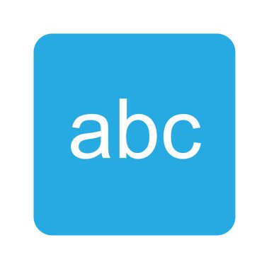 Latin harfleri simge vektör resmini girin. Mobil uygulama web uygulaması ve yazdırma ortamı için uygundur.