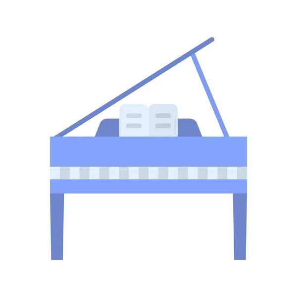 Grand Piano Icon Vektor Bild Geeignet Für Mobile Applikationen Und — Stockvektor