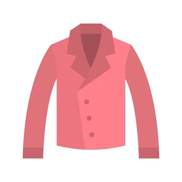 Kabát Ikon Vektor Kép Mobilalkalmazás Webes Alkalmazáshoz Nyomtatott Médiához Alkalmas — Stock Vector