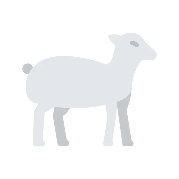 Lamm Symbolvektorbild Geeignet Für Mobile Applikationen Und Printmedien — Stockvektor