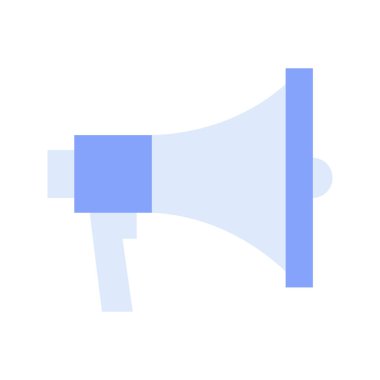 Megafon ikon vektör görüntüsü. Mobil uygulama web uygulaması ve yazdırma ortamı için uygundur.