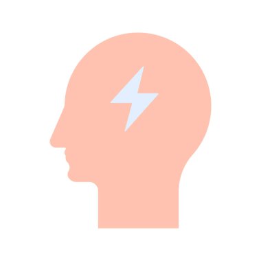 Zihin Gücü ikon vektör görüntüsü. Mobil uygulama web uygulaması ve yazdırma ortamı için uygundur.