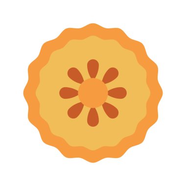 Ay çöreği ikonu vektör resmi. Mobil uygulama web uygulaması ve yazdırma ortamı için uygundur.