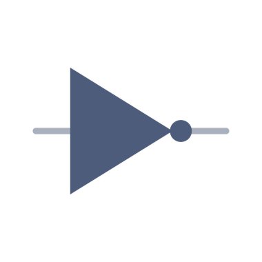 Geçit simgesi vektör resmi değil. Mobil uygulama web uygulaması ve yazdırma ortamı için uygundur.