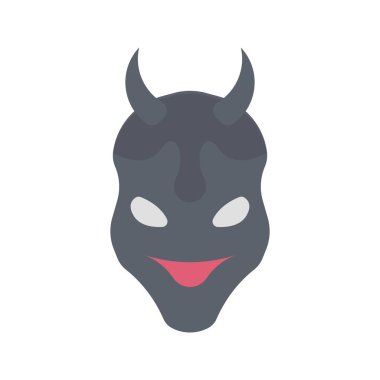 Oni simge vektör görüntüsü. Mobil uygulama web uygulaması ve yazdırma ortamı için uygundur.