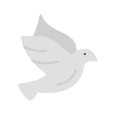 Güvercin ikonu vektör görüntüsü. Mobil uygulama web uygulaması ve yazdırma ortamı için uygundur.