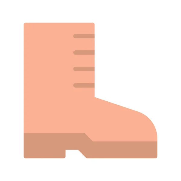 Long Boots Pictogram Vector Afbeelding Geschikt Voor Mobiele Applicatie Webapplicatie — Stockvector