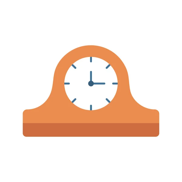 Mantelpiece时钟图标矢量图像 适用于移动应用网络应用及印刷媒体 — 图库矢量图片