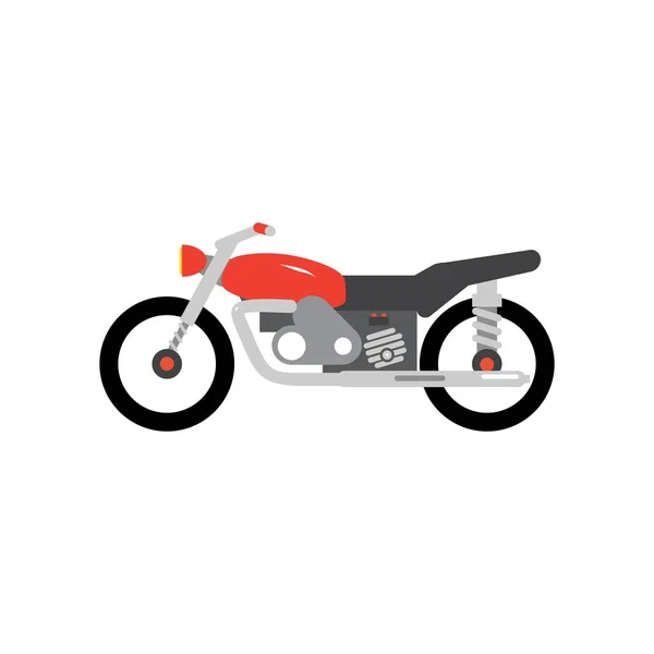 Immagine Vettoriale Icona Moto Adatto Applicazioni Web Mobili Supporti Stampa — Vettoriale Stock