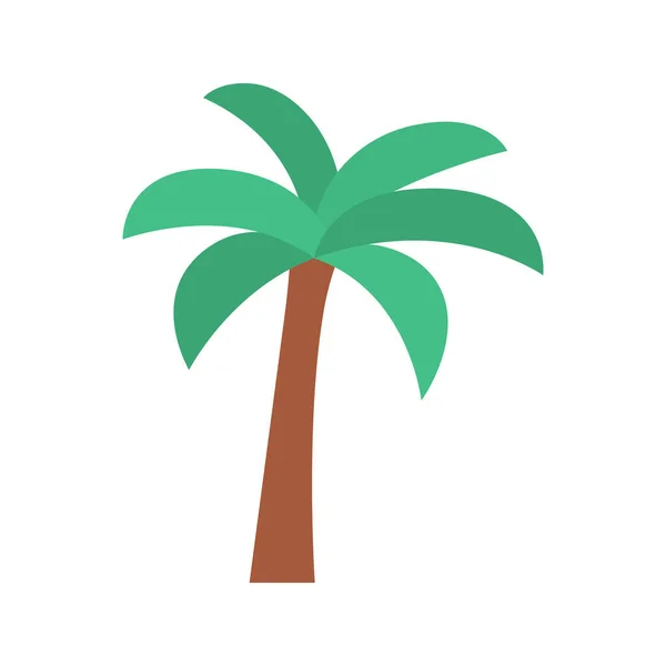 Palm Träd Ikon Vektor Bild Lämplig För Mobil Applikation Webbapplikation — Stock vektor