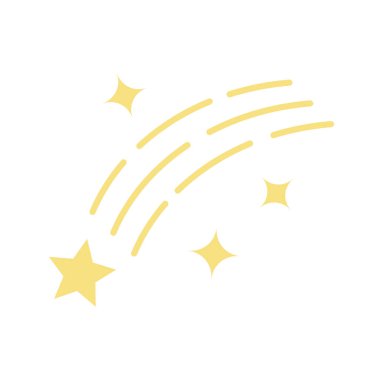 Yıldız simgesi vektör görüntüsü çekiliyor. Mobil uygulama web uygulaması ve yazdırma ortamı için uygundur.