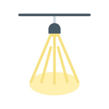 Spotlight ikon vektör görüntüsü. Mobil uygulama web uygulaması ve yazdırma ortamı için uygundur.