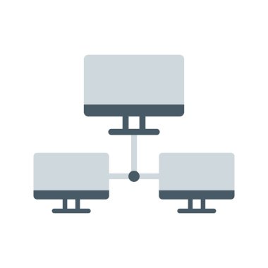 Sistem Ağı simgesi vektör resmi. Mobil uygulama web uygulaması ve yazdırma ortamı için uygundur.