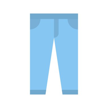 Pantolon ikonu vektör görüntüsü. Mobil uygulama web uygulaması ve yazdırma ortamı için uygundur.