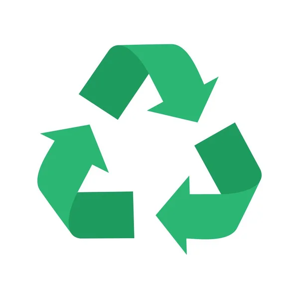 Recycling Symbol Icon Vector Image Suitable Mobile Application Web Application — Stock Vector