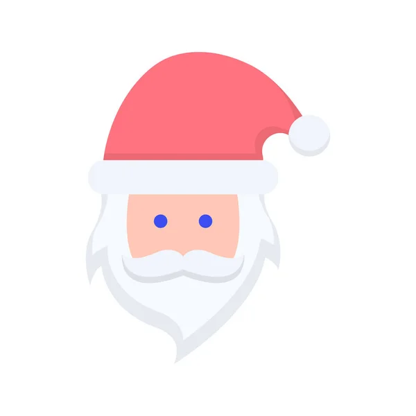 Symbolbild Des Weihnachtsmannes Geeignet Für Mobile Applikationen Und Printmedien — Stockvektor