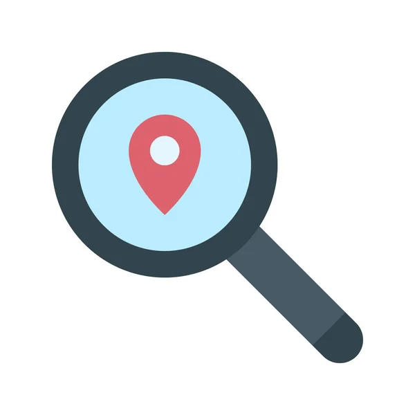 Suchen Sie Standort Symbol Vektorbild Geeignet Für Mobile Applikationen Und — Stockvektor