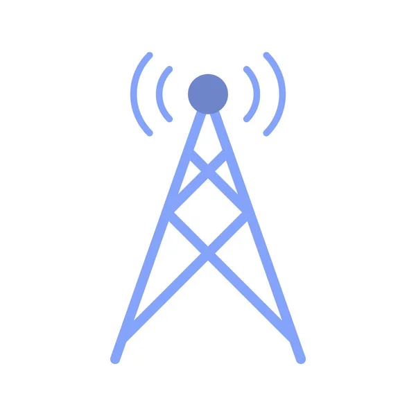 Obrázek Vektoru Signální Věže Vhodné Pro Mobilní Aplikace Tisková Média — Stockový vektor