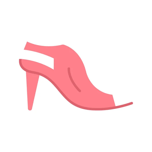 Şık Sandals Simgesi Vektör Görüntüsü Mobil Uygulama Web Uygulaması Yazdırma — Stok Vektör