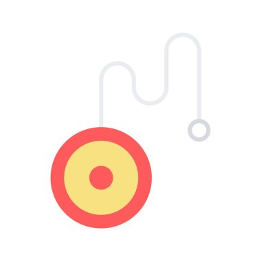 Yo-Yo simge vektör görüntüsü. Mobil uygulama web uygulaması ve yazdırma ortamı için uygundur.