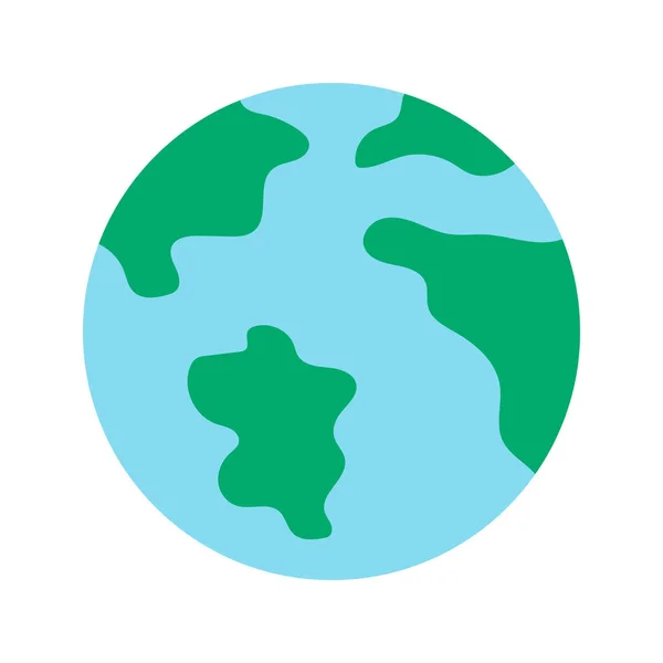 World Map Icon Vector Image Suitable Mobile Application Web Application — Stock Vector