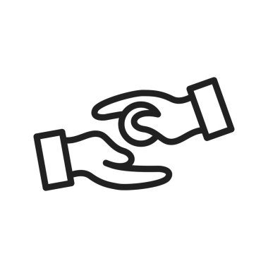 Sadaka simgesi vektör görüntüsü. Mobil uygulama web uygulaması ve yazdırma ortamı için uygundur.