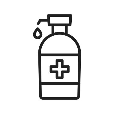 Antiseptik ikon vektör görüntüsü. Mobil uygulama web uygulaması ve yazdırma ortamı için uygundur.