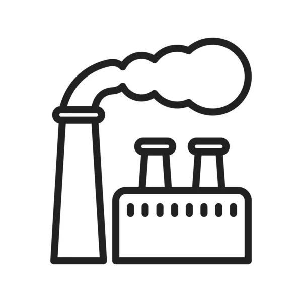 Hava Kirliliği Ikon Vektör Görüntüsü Mobil Uygulama Web Uygulaması Yazdırma — Stok Vektör
