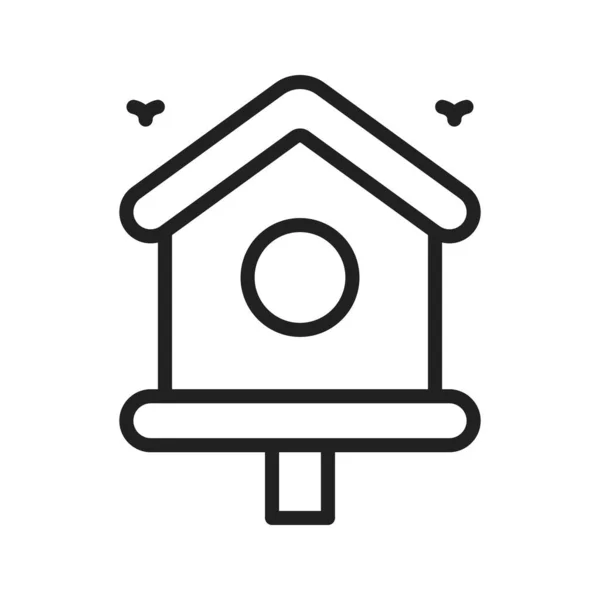 Bird House Icon Vector Image Suitable Mobile Application Web Application — Stock Vector