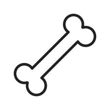 Kemik ikonu vektör görüntüsü. Mobil uygulama web uygulaması ve yazdırma ortamı için uygundur.