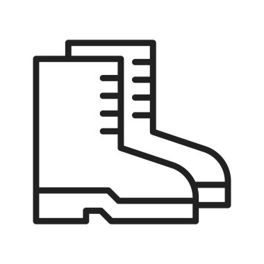 Boots simge vektör görüntüsü. Mobil uygulama web uygulaması ve yazdırma ortamı için uygundur.