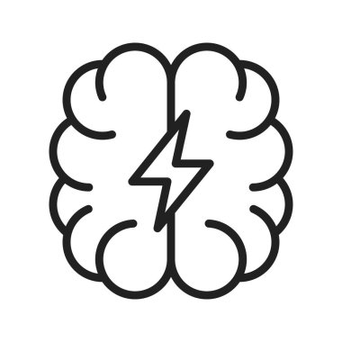 Beyin fırtınası ikon vektör görüntüsü. Mobil uygulama web uygulaması ve yazdırma ortamı için uygundur.